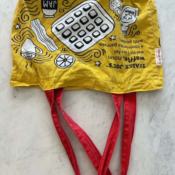 Trader Joe’s Yellow and Red Tote Bag - Picture 6 of 7